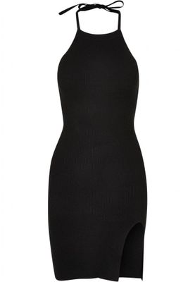 Ladies Rib Knit Neckholder Dress