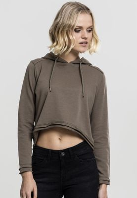 Kort hoodie dam