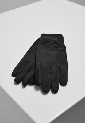 Black finger gloves
