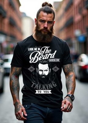 The Beard svart t-shirt