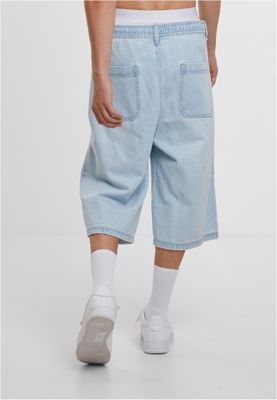 Shorts för herr med skater– new light blue washed