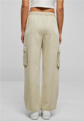 Viscose Cargo Pants with Straight Legs Women