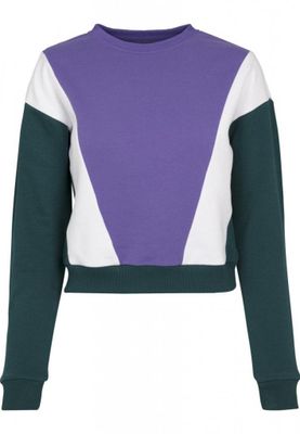 Kort sweatshirt i tre farver dame