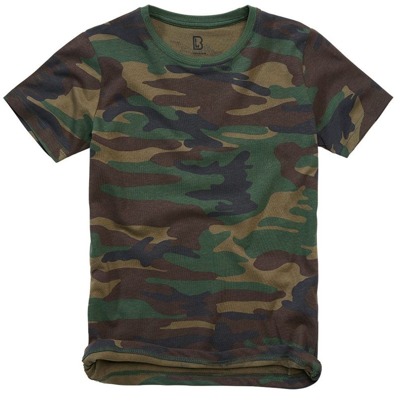 Woodland camo T-shirt kids