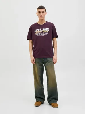 Jack & Jones Denim Goods T-shirt - lila