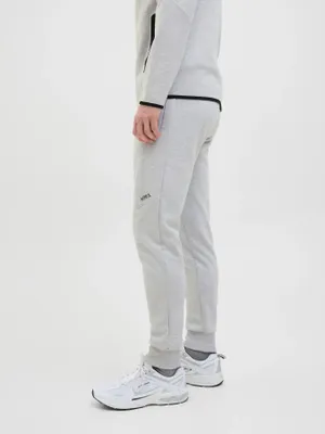 Ljusgrå slim fit joggingbyxa