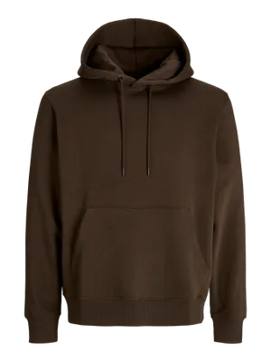 Avslappnad Hoodie med Känguruficka