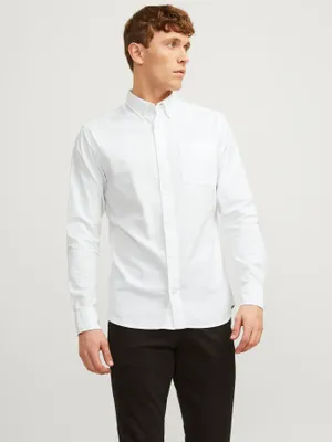 Oxford skjorta slim fit herr