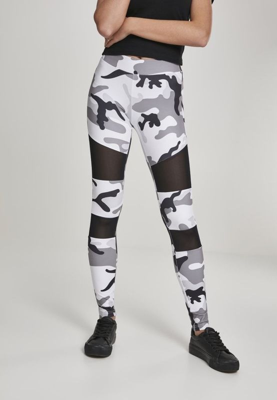Camo leggings with mesh fabric urban camo