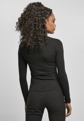 Ladies Cut-Out Turtleneck Longsleeve