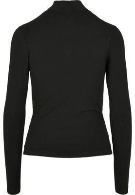 Ladies Cut-Out Turtleneck Longsleeve