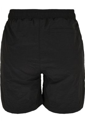 Damshorts i skrynkligt nylon