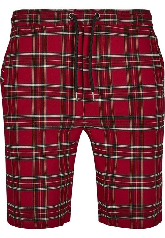 Tartan patterned shorts