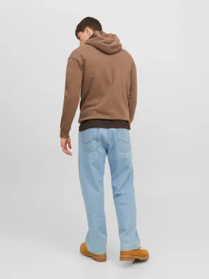 Ljusblå loose fit jeans herr - ALEX