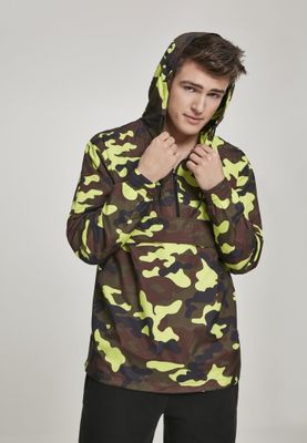 Camo Pull Over Windbreaker
