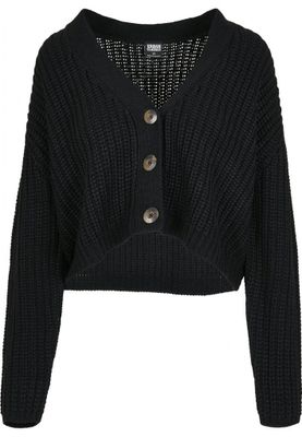 Black short cardigan