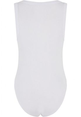 Ribbed sleeveless bodysuit - ladies