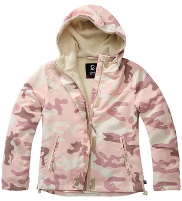 Lined windbreaker candy camo - ladies
