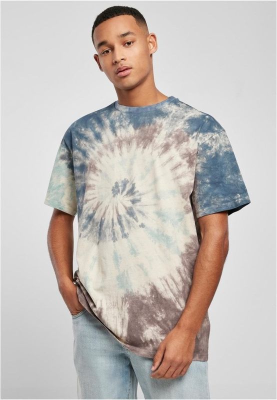 Oversize batik patterned T-shirt for men