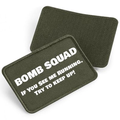 Bomb Squad - tygpatch med kardborre