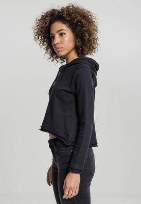 Kort hoodie dam