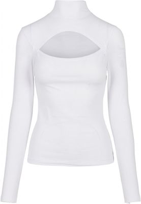 Ladies Cut-Out Turtleneck Longsleeve