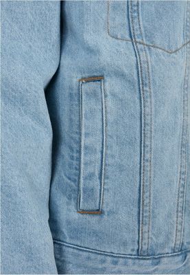Ladies Oversized Sherpa Denim Jacket