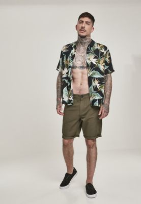 Floral short-sleeved shirt