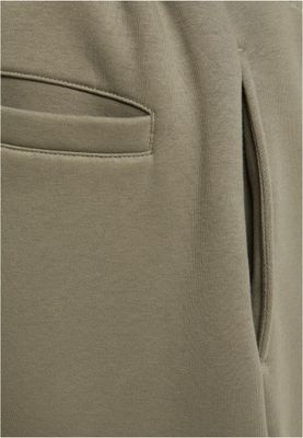 Fluffy Wide Leg Trackpants Byxor för Herr – Pale Olive