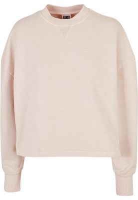 Ladies Heavy Terry Garment Dye Crewneck