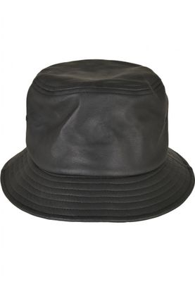 Imitation Leather Bucket Hat