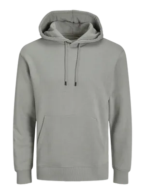 Avslappnad Hoodie med Känguruficka