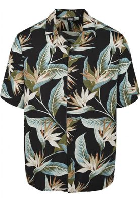 Floral short-sleeved shirt