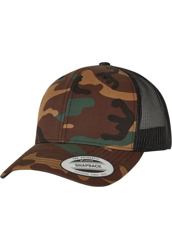 Retro camo trucker cap
