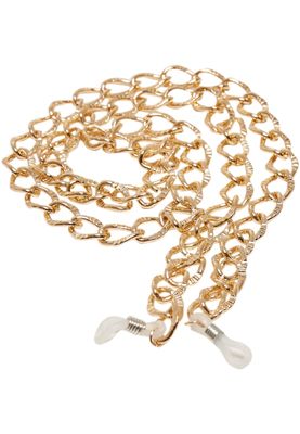 Solglasögon med kedja på sidorna – svart/guld