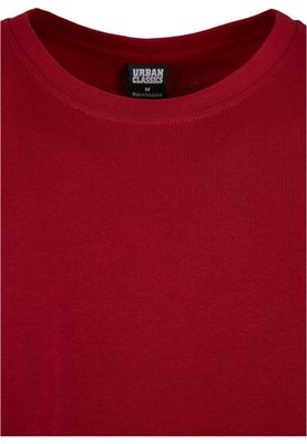 Long Shaped Turnup Tee brickred