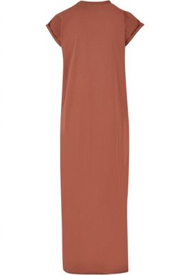 Simple long dress with short sleeves