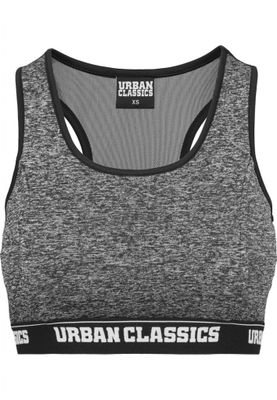 Ladies Active Melange Logo Bra