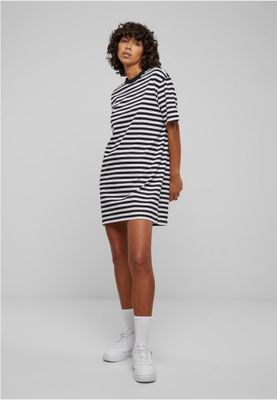 Women's striped oversize t-shirt dress