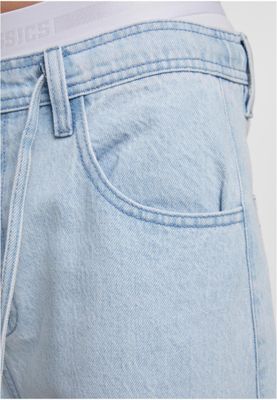 Shorts för herr med skater– new light blue washed