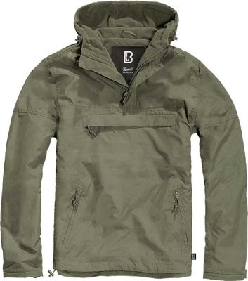 Windbreaker with fleece lining