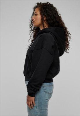 Ladies Cropped Heavy Hoody