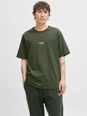 JJ Studios oversized svart T-shirt herr