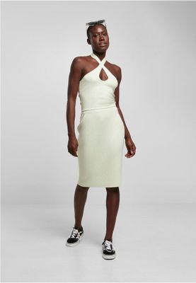 Ladies Rib Knit Midi Skirt