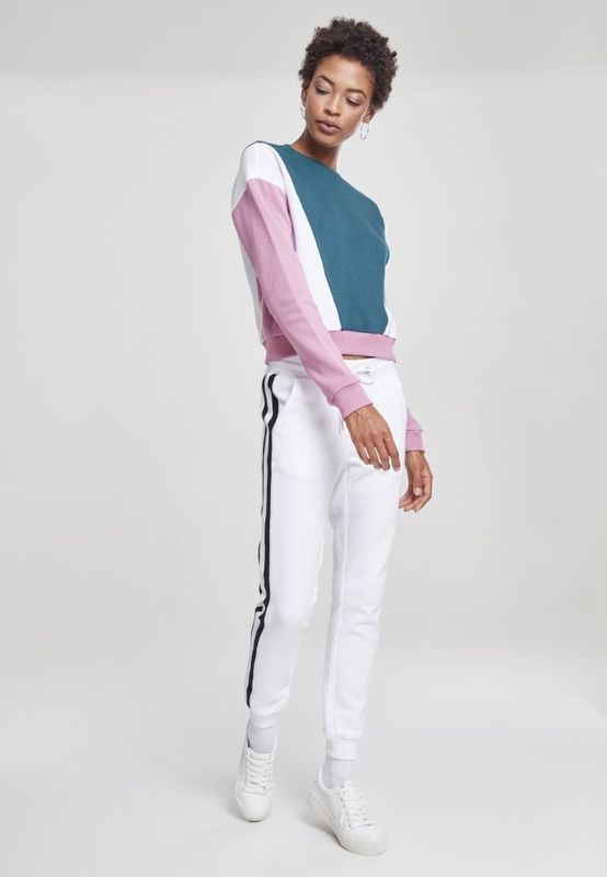 Kort sweatshirt i tre farver dame