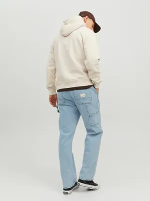 Ljusblå snickarjeans loose fit - EDDIE
