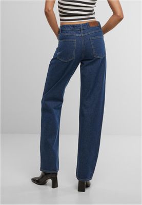 Rakt Skuren Denim Byxa Dam