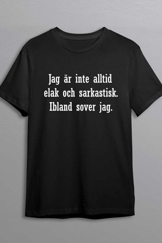 Jag är inte alltid elak och sarkastisk.