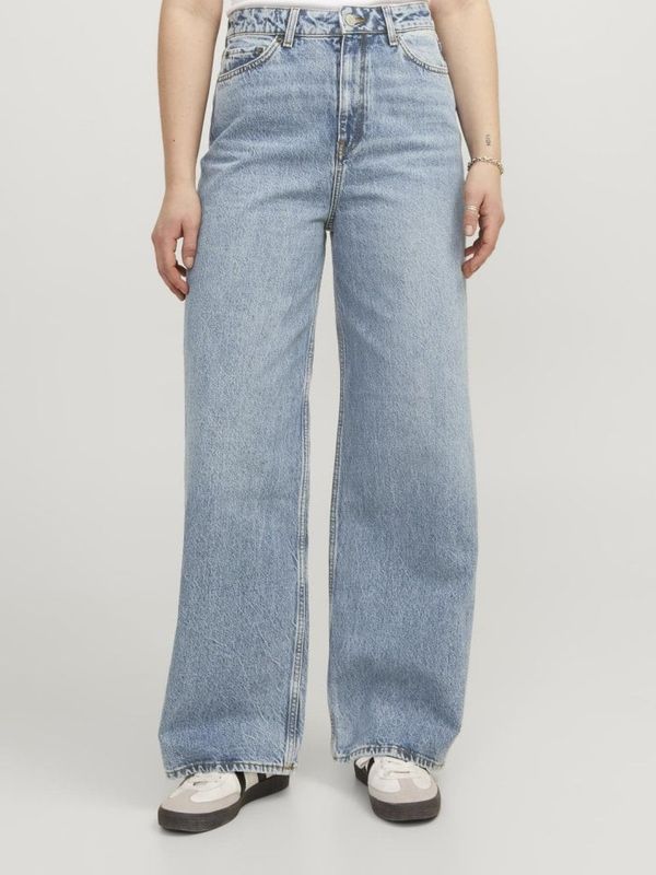 Women's jeans with high waist and wide fit