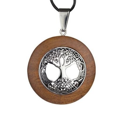 Yggdrasil trähänge halsband
